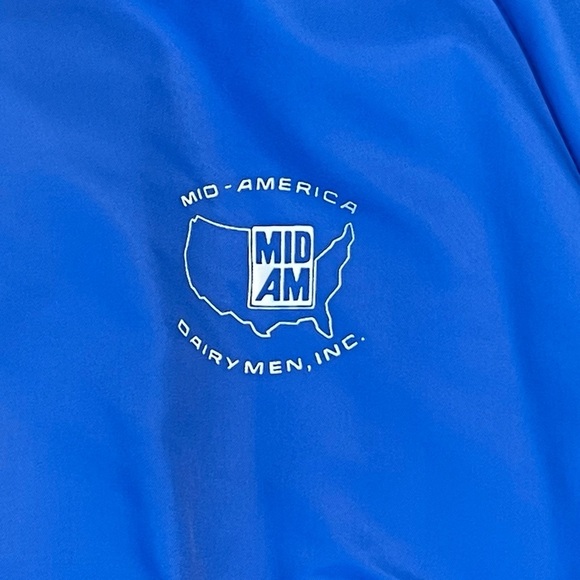 Vintage 1980's Mid America Dairymen Inc, Windbreaker Size Medium - Picture 4 of 5